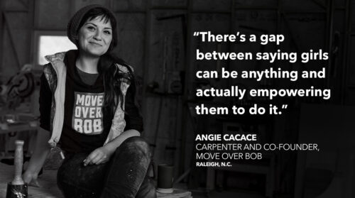 Angie Cacace, Co-Founder, Move Over Bob